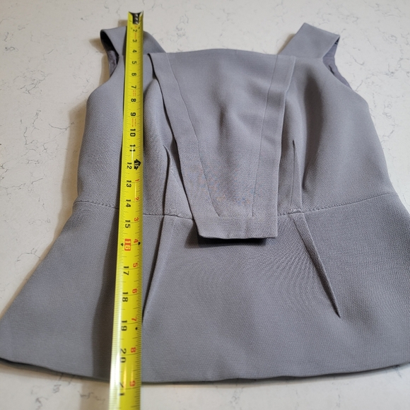 Eva Mendes for NYC feminine sleeveless grey classic business office top size XS - Picture 3 of 10